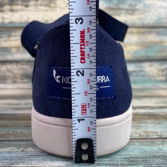 Koolaburra By Ugg Penley Womens Size 5 Blue Sneakers Canvas/Suede Casual Lace Up - Picture 10 of 11